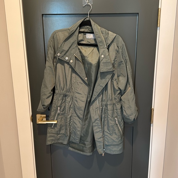 Tart Collections Cory Rain Jacket-Dark Green-NWOT Never Worn - Picture 1 of 3